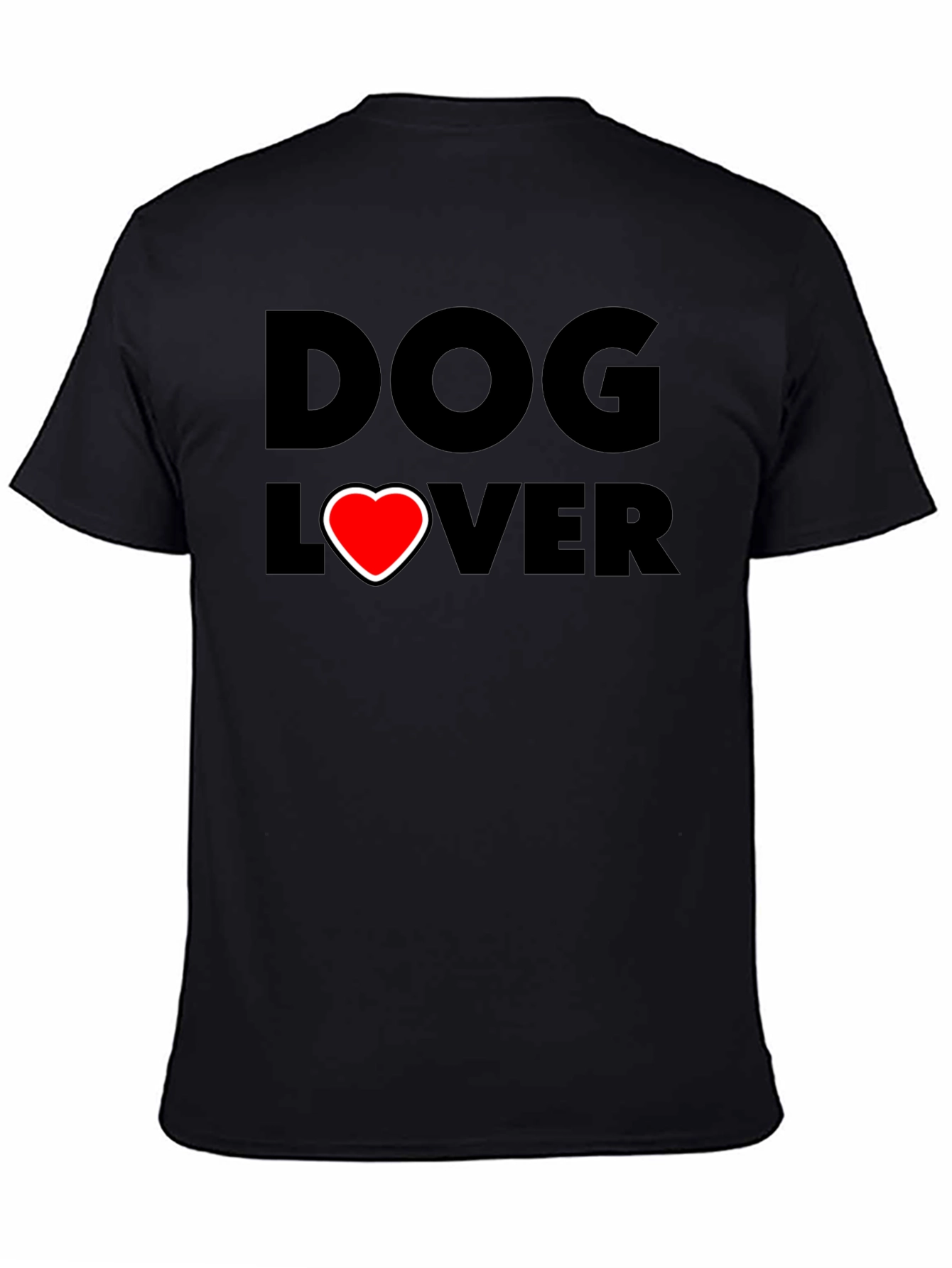 Dog Lover T-Shirt - Heart Graphic Tee