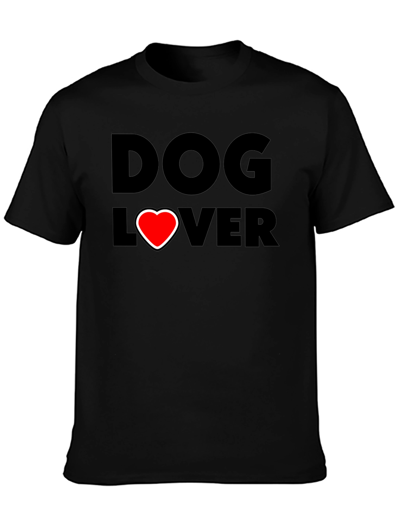 Dog Lover T-Shirt - Heart Graphic Tee