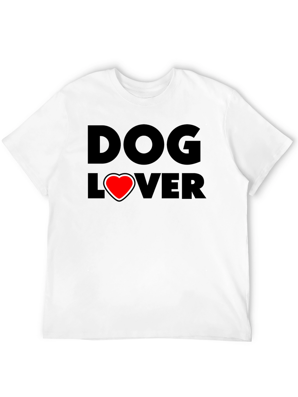 Dog Lover T-Shirt - Heart Graphic Tee