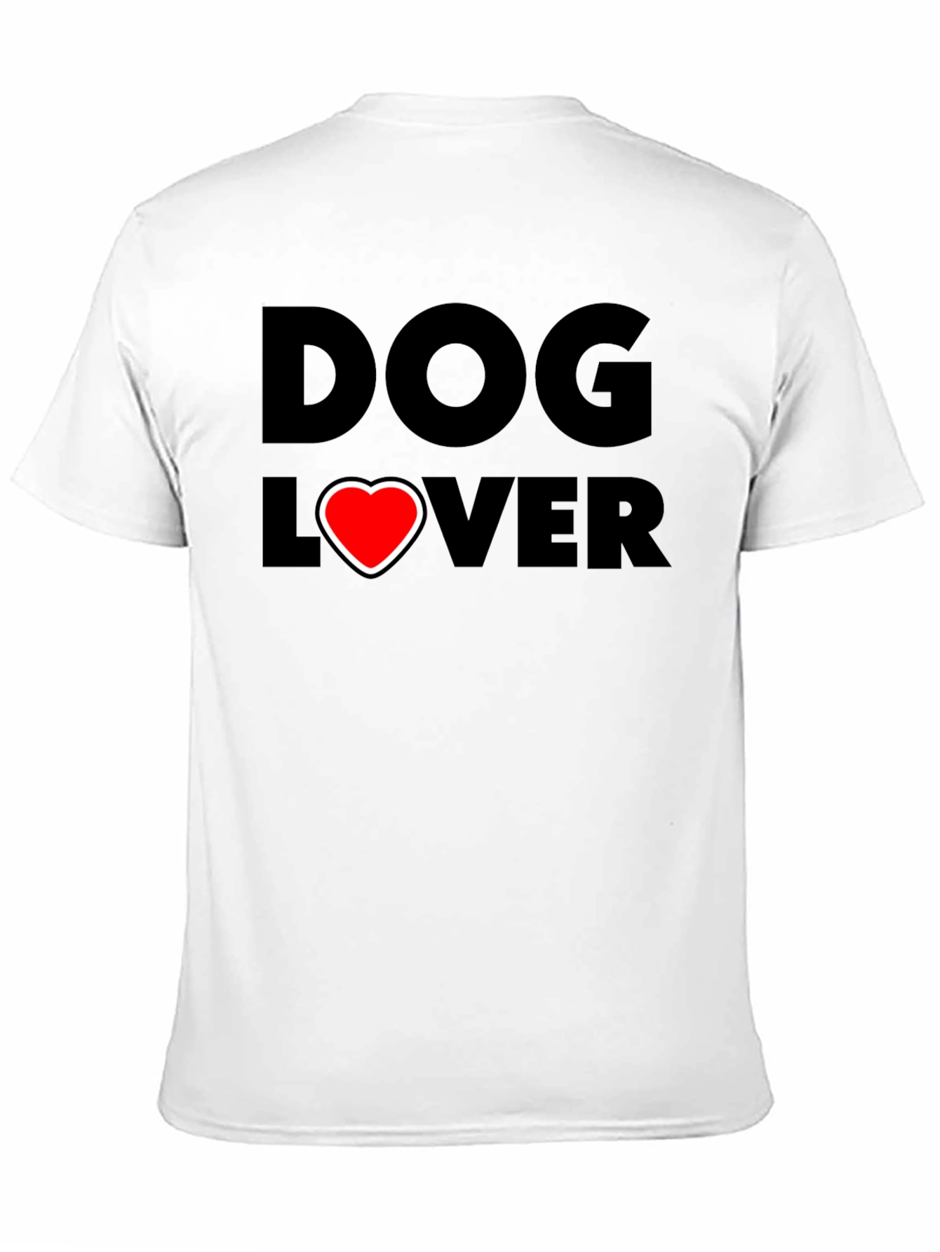 Dog Lover T-Shirt - Heart Graphic Tee