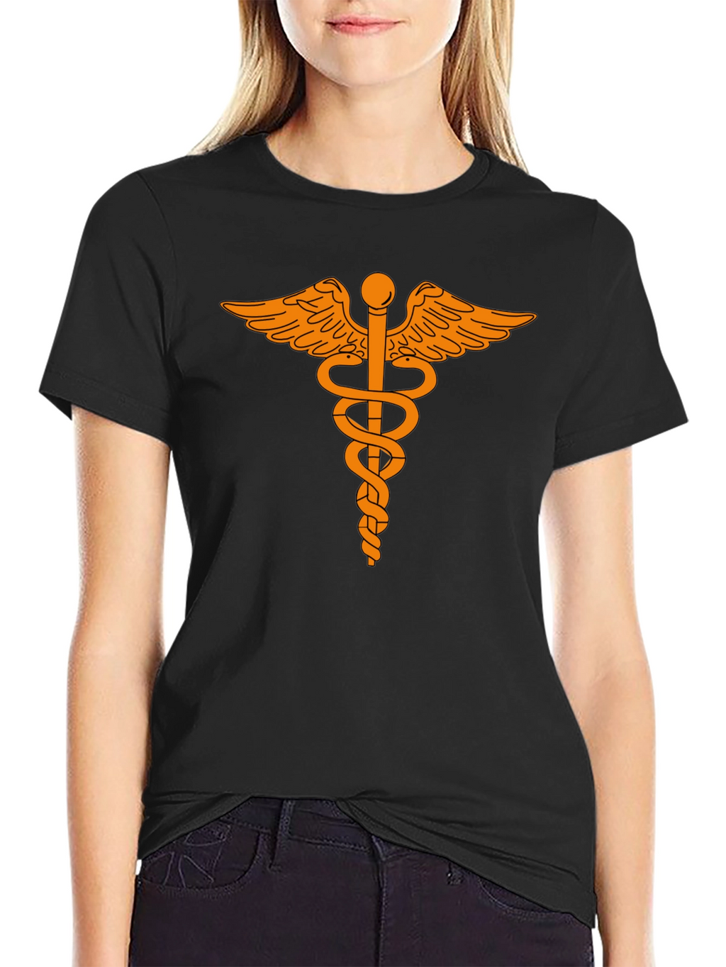 Caduceus Graphic Tee - Medical Symbol Shirt