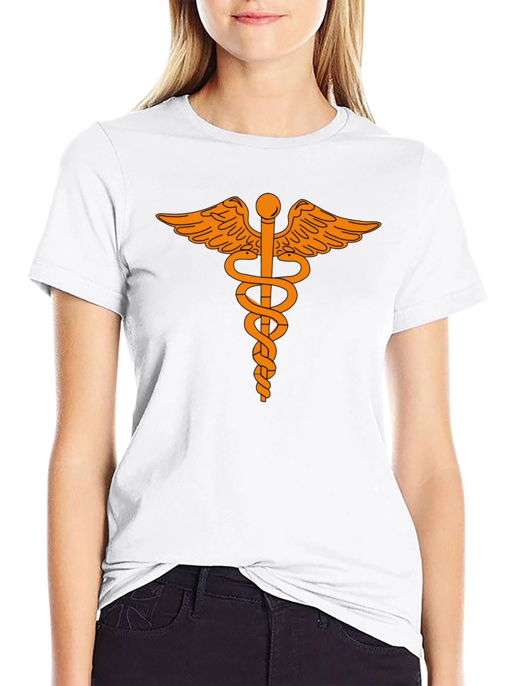 Caduceus Graphic Tee - Medical Symbol Shirt