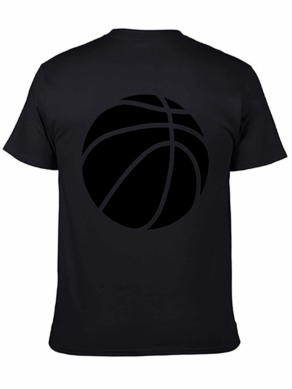 Black Basketball Graphic T-Shirt
