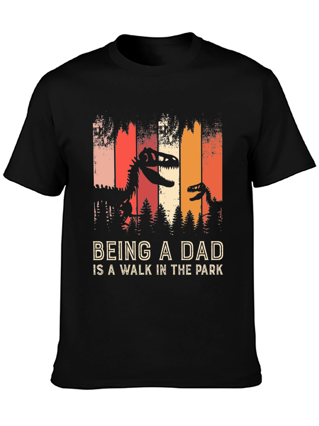 Dad Dinosaur T-Shirt: A Walk in the Park