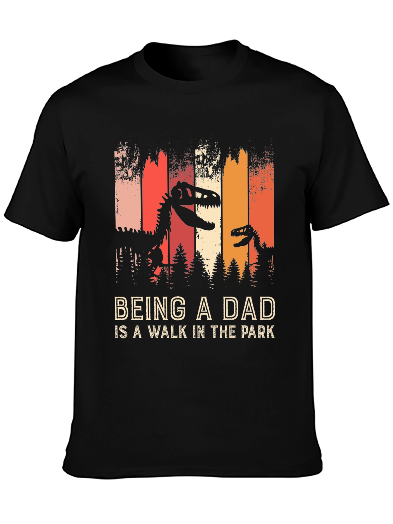 Dad Dinosaur T-Shirt: A Walk in the Park