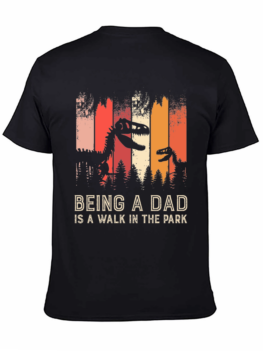Dad Dinosaur T-Shirt: A Walk in the Park
