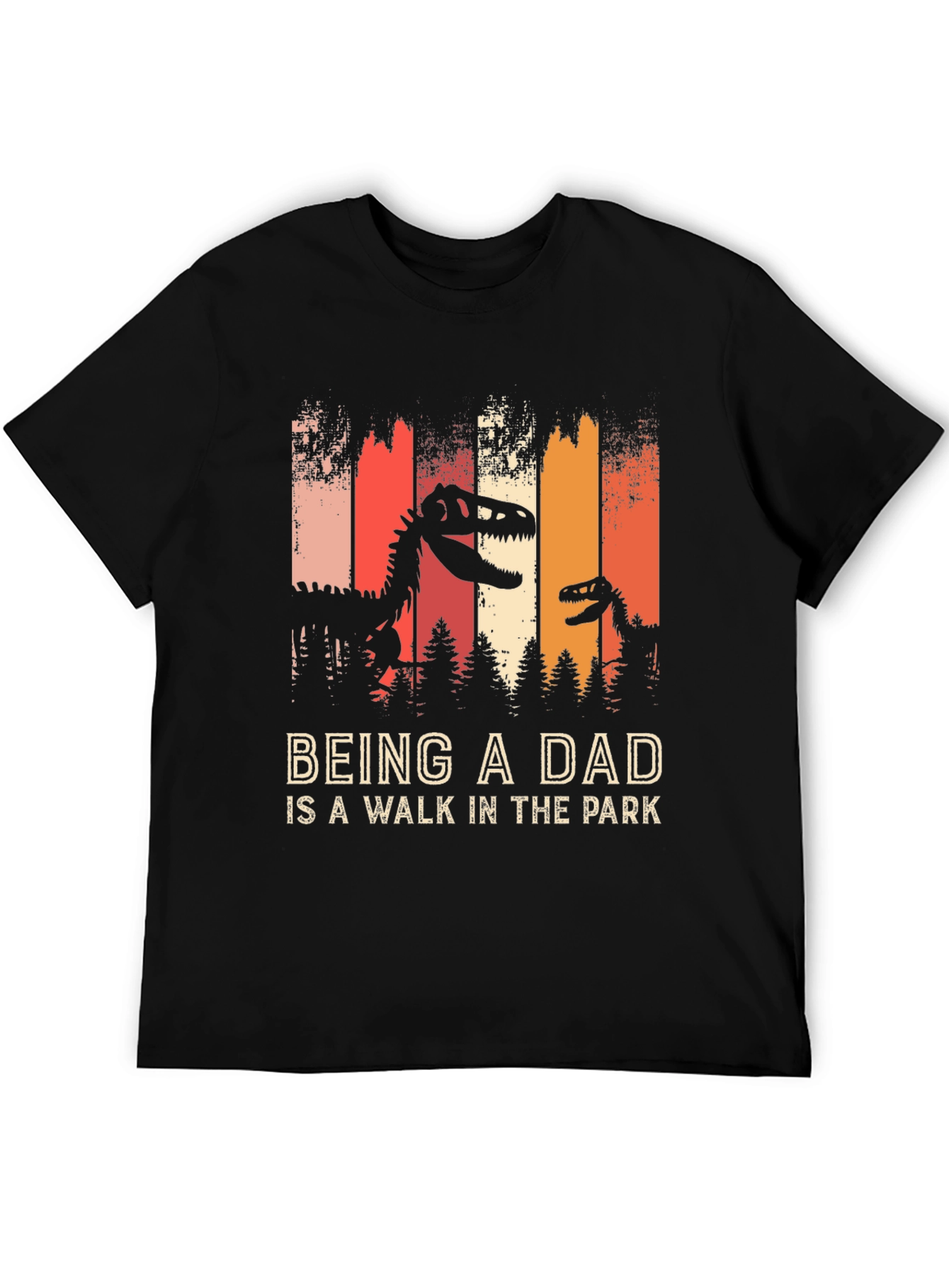 Dad Dinosaur T-Shirt: A Walk in the Park