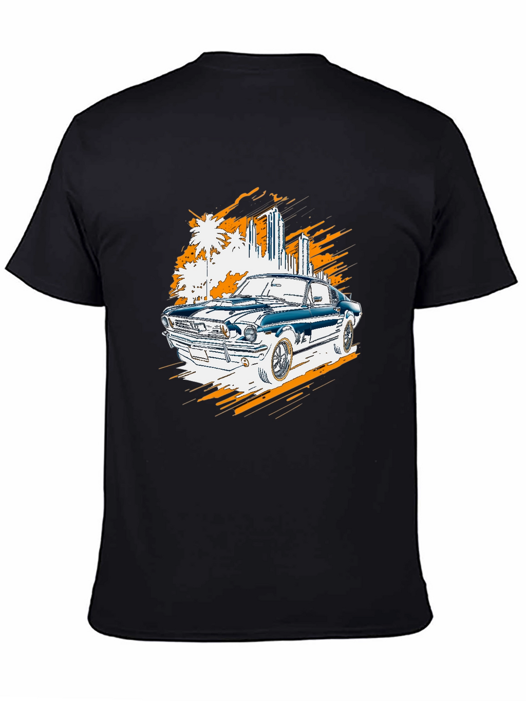 Classic Car Tee: Retro Automotive Graphic T-Shirt