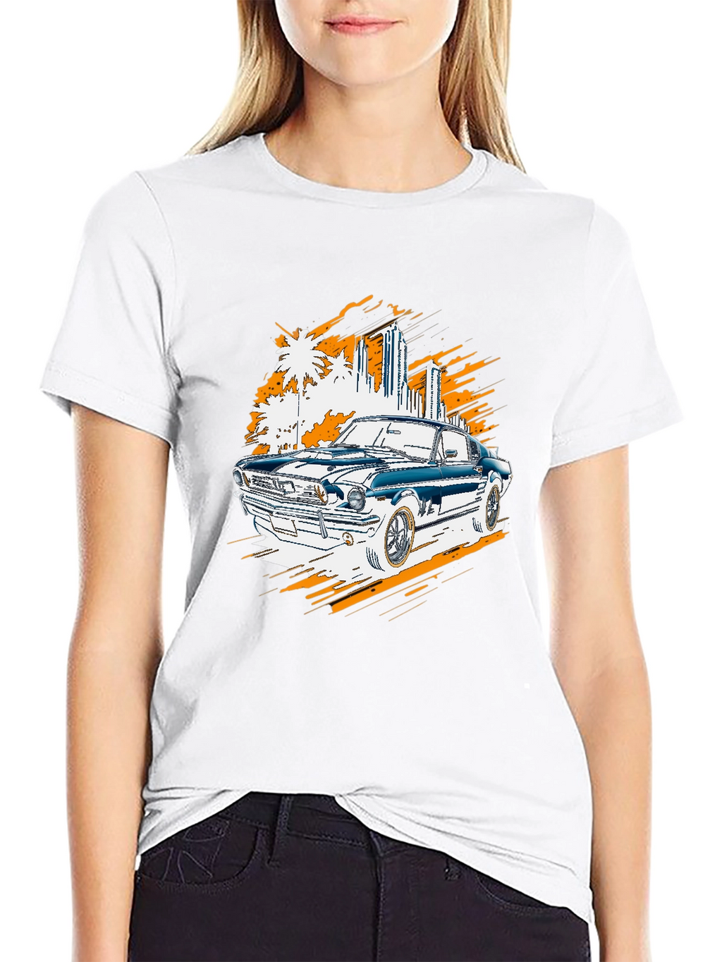 Classic Car Tee: Retro Automotive Graphic T-Shirt