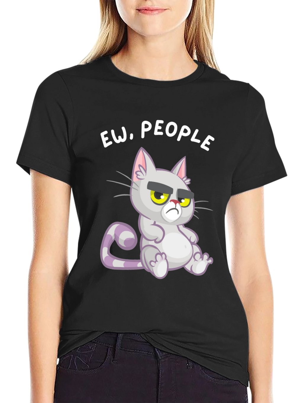 Ew People! Grumpy Cat Graphic Tee - Unisex