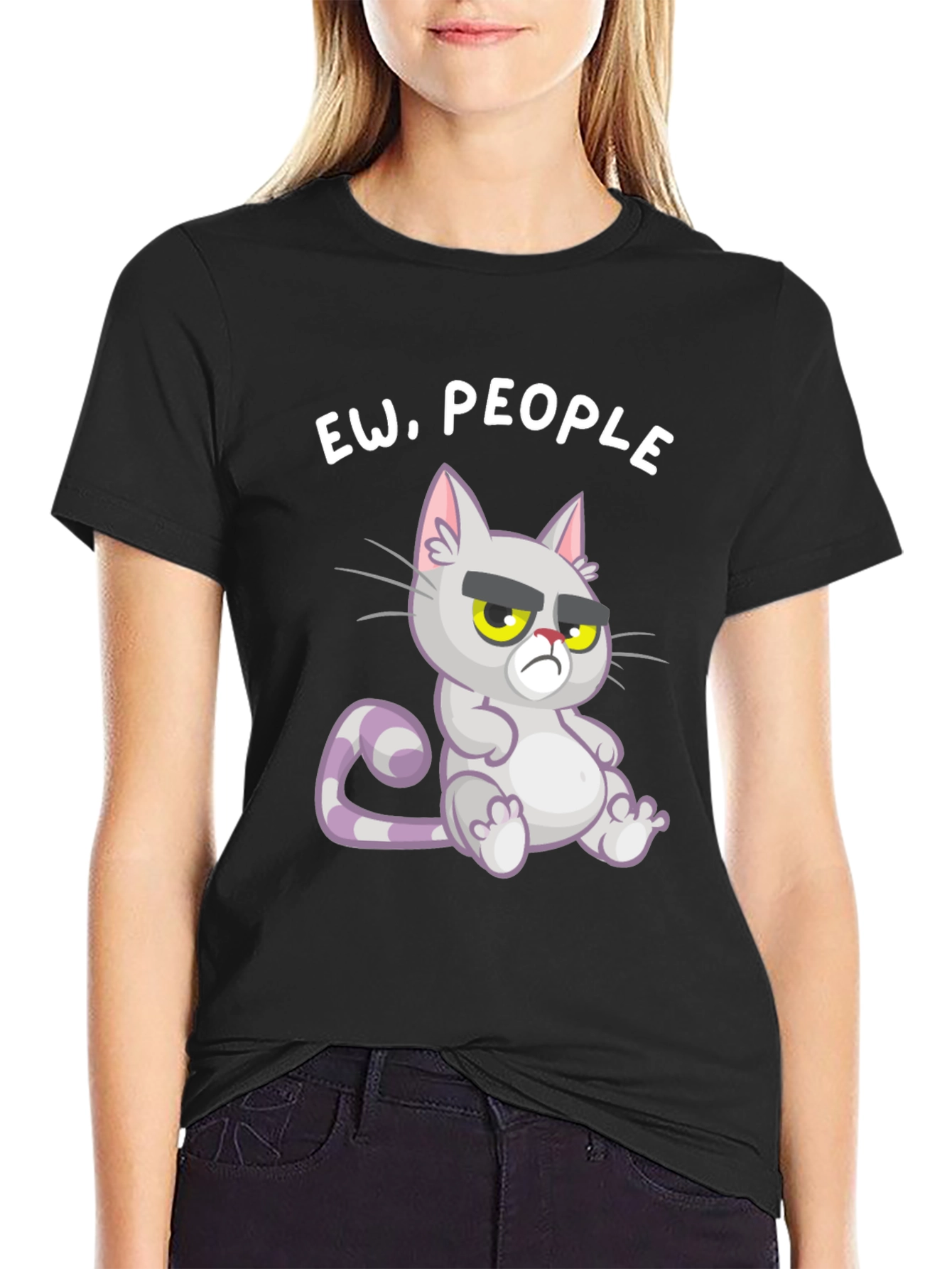 Ew People! Grumpy Cat Graphic Tee - Unisex