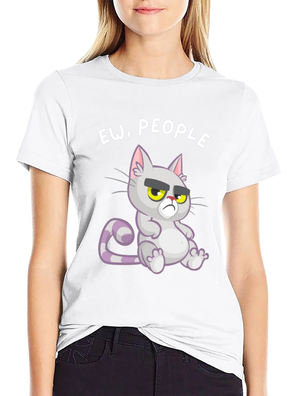 Ew People! Grumpy Cat Graphic Tee - Unisex