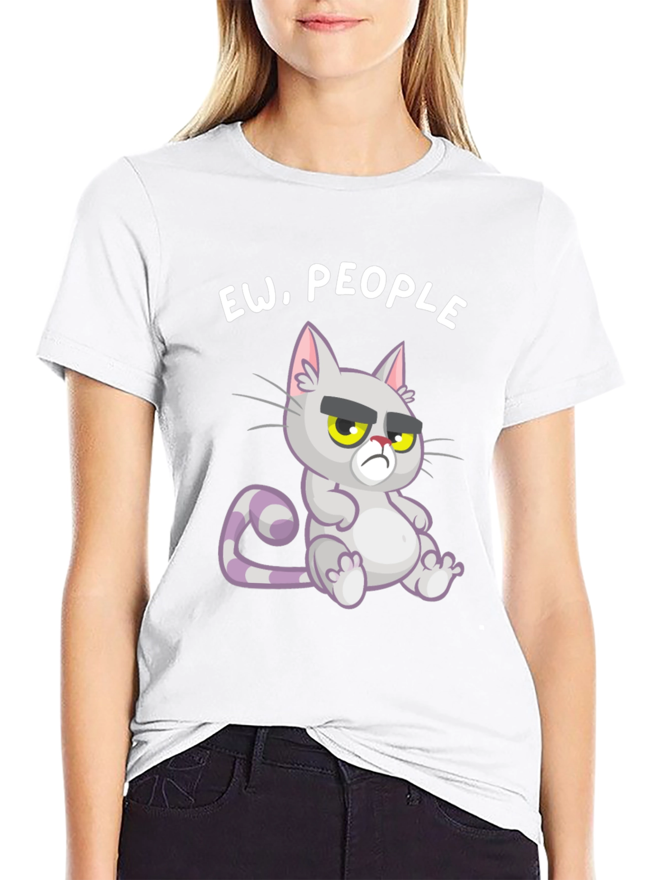 Ew People! Grumpy Cat Graphic Tee - Unisex