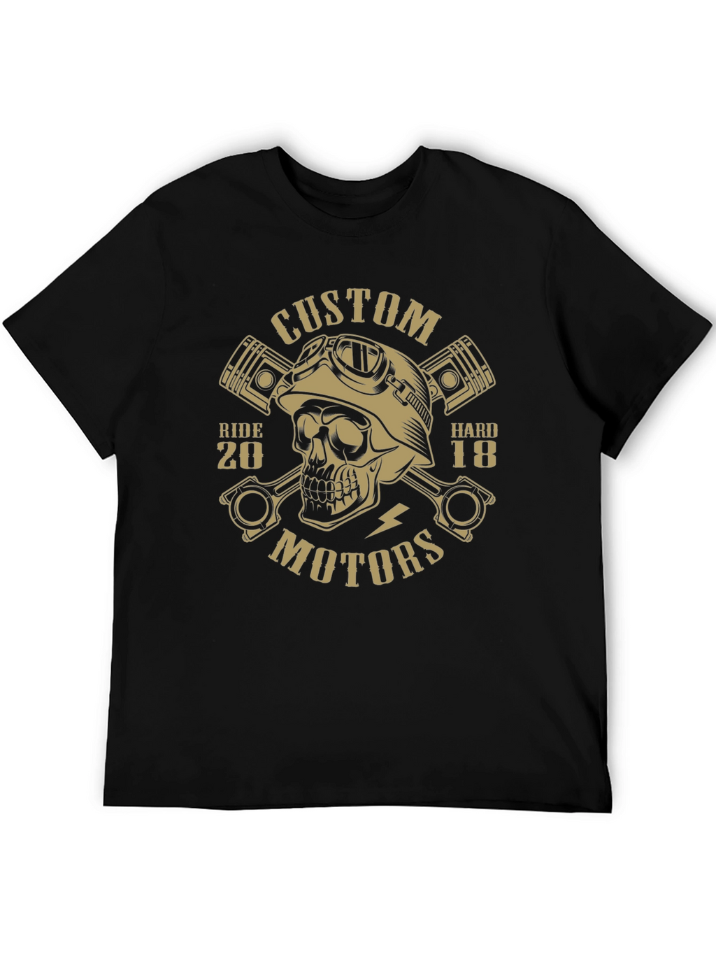 Custom Motors Skull Graphic Tee