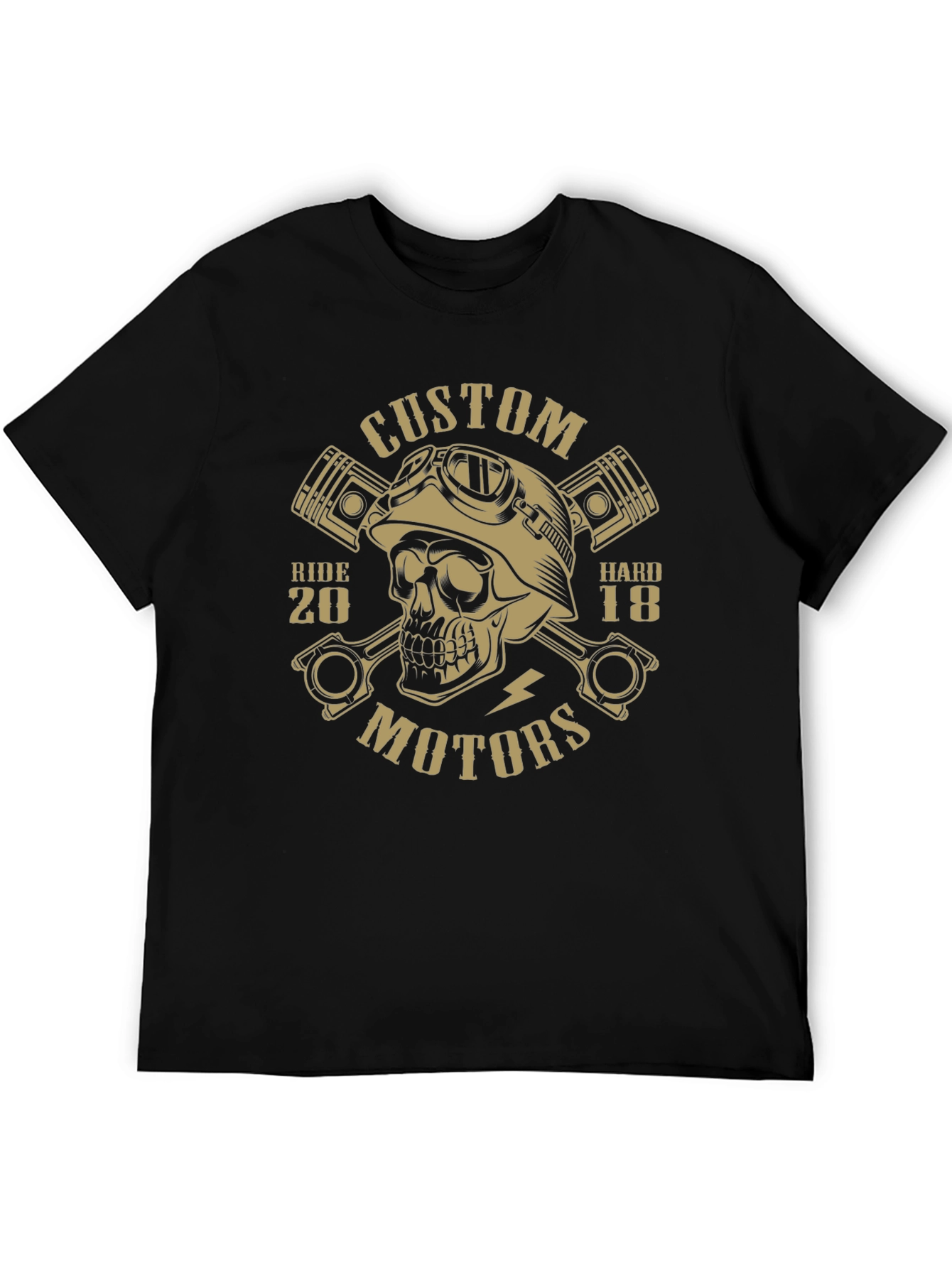 Custom Motors Skull Graphic Tee