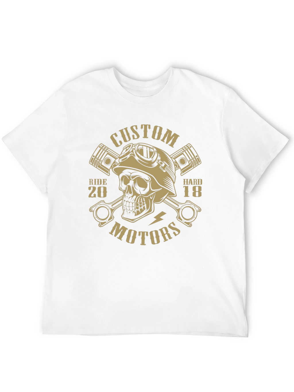 Custom Motors Skull Graphic Tee