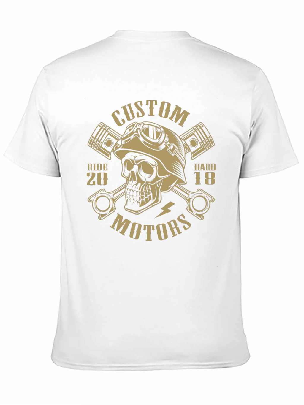 Custom Motors Skull Graphic Tee
