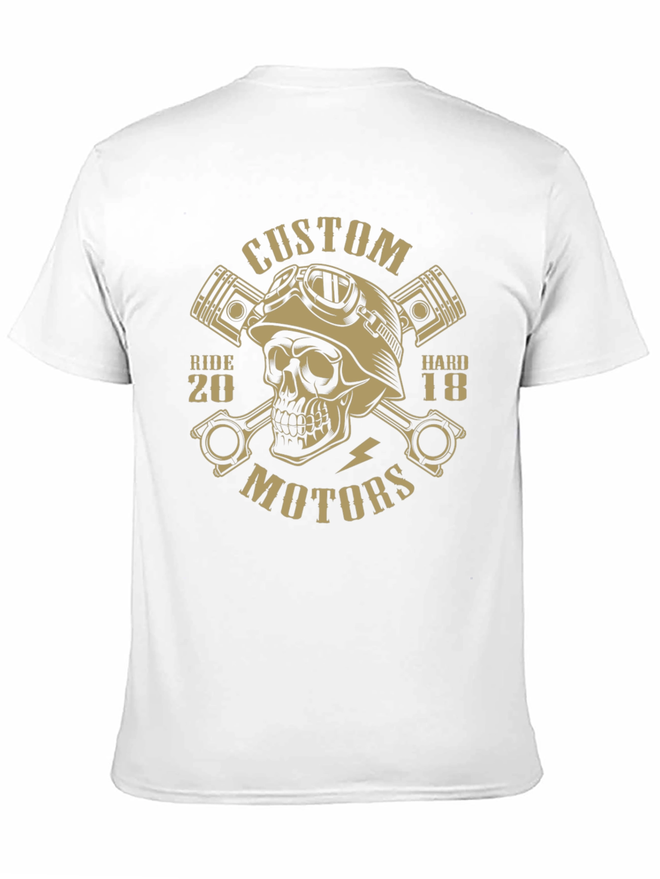 Custom Motors Skull Graphic Tee