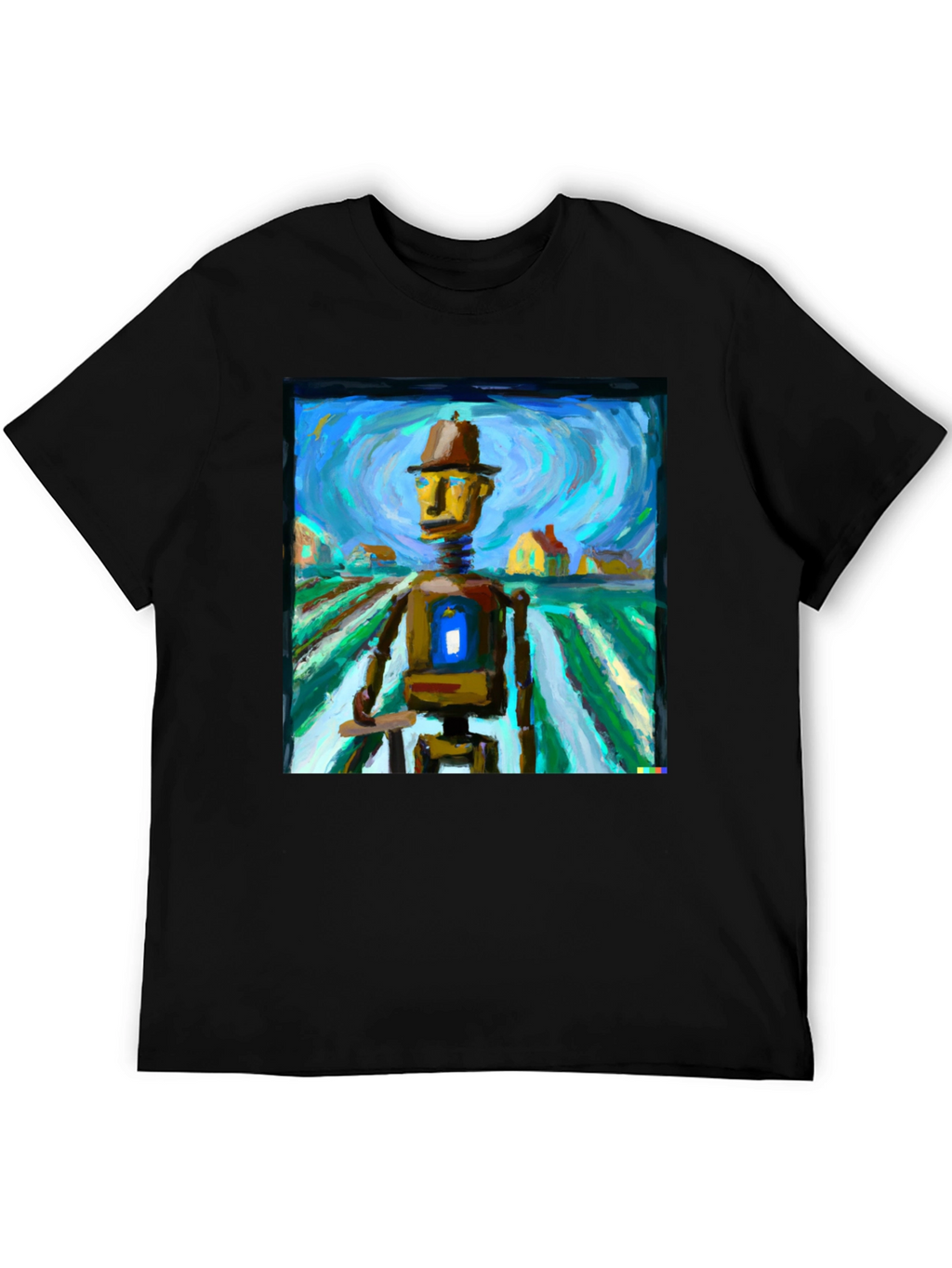 Art Robot T-Shirt: Whimsical & Unique Design