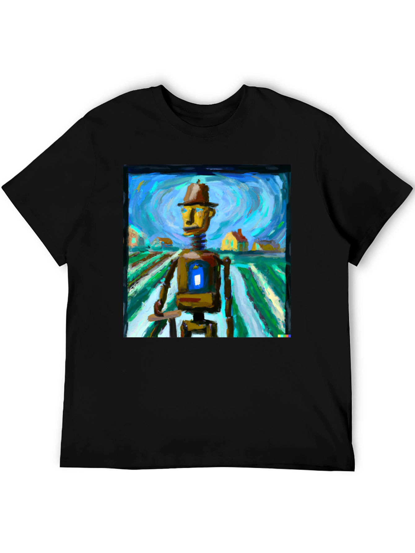 Art Robot T-Shirt: Whimsical & Unique Design