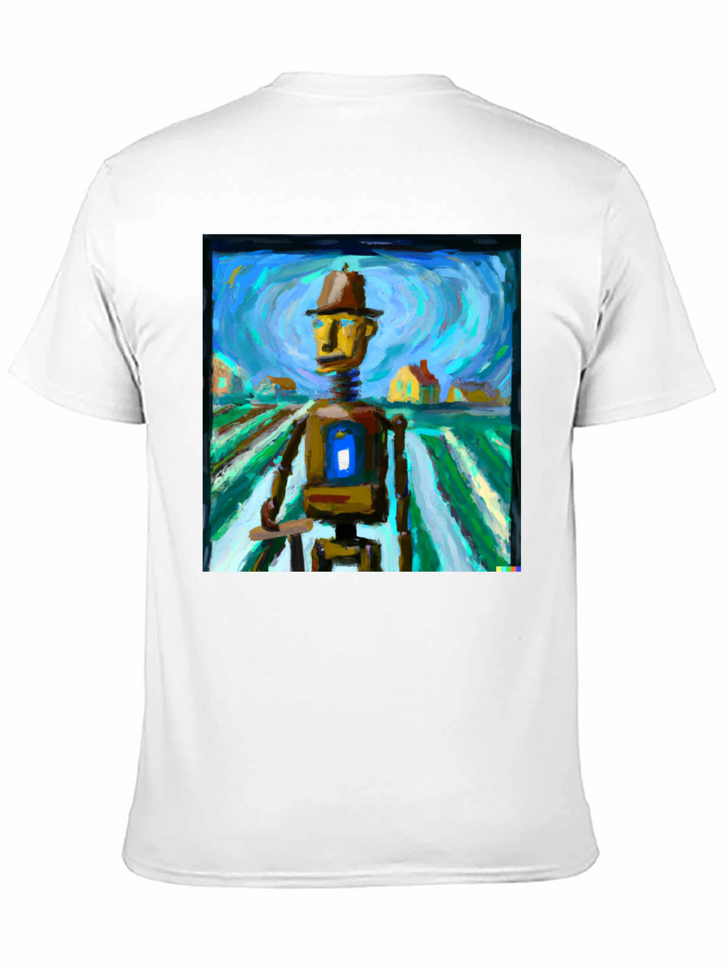 Art Robot T-Shirt: Whimsical & Unique Design