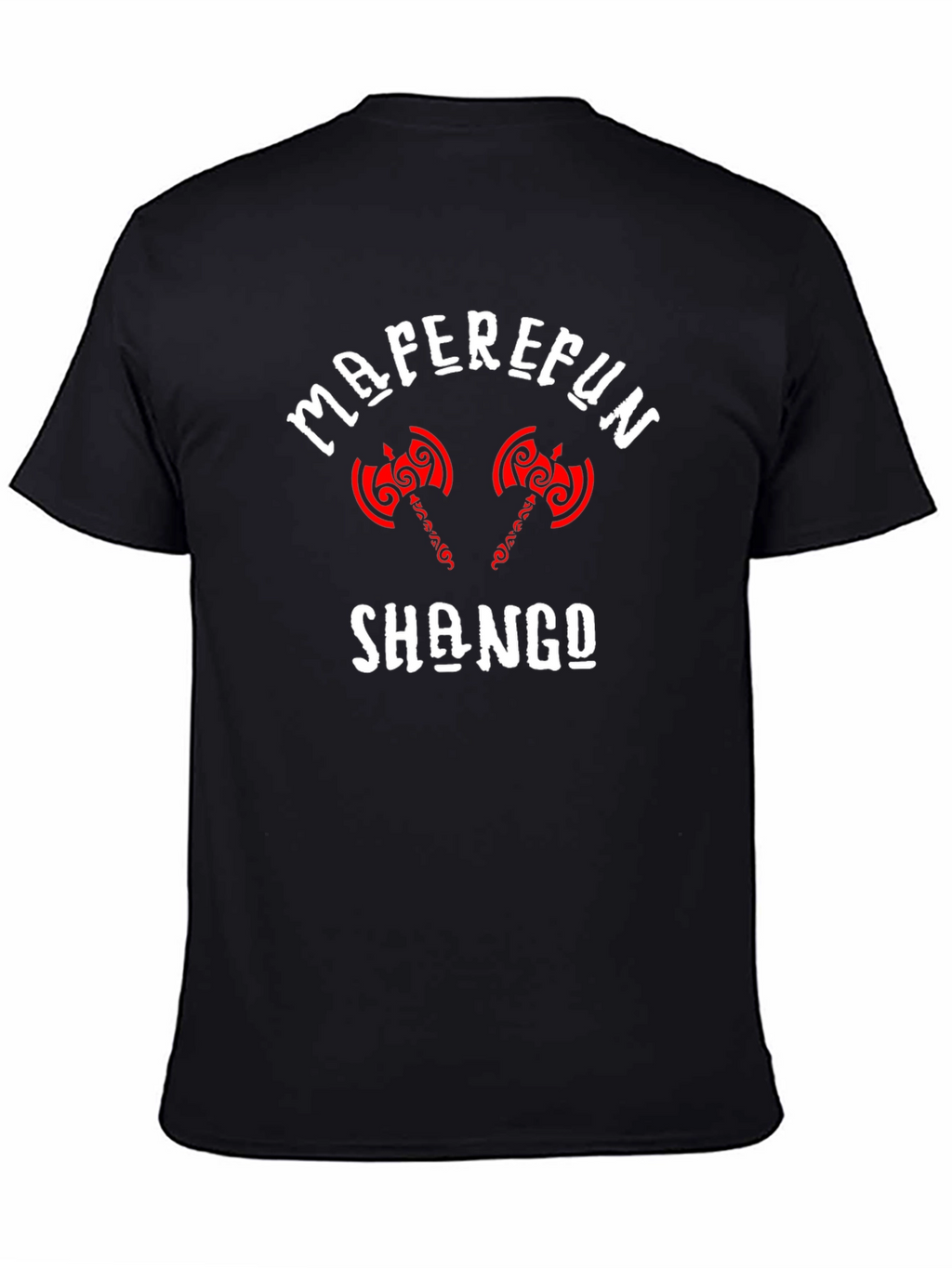 Maferefun Shango Axe Graphic T-Shirt - Black