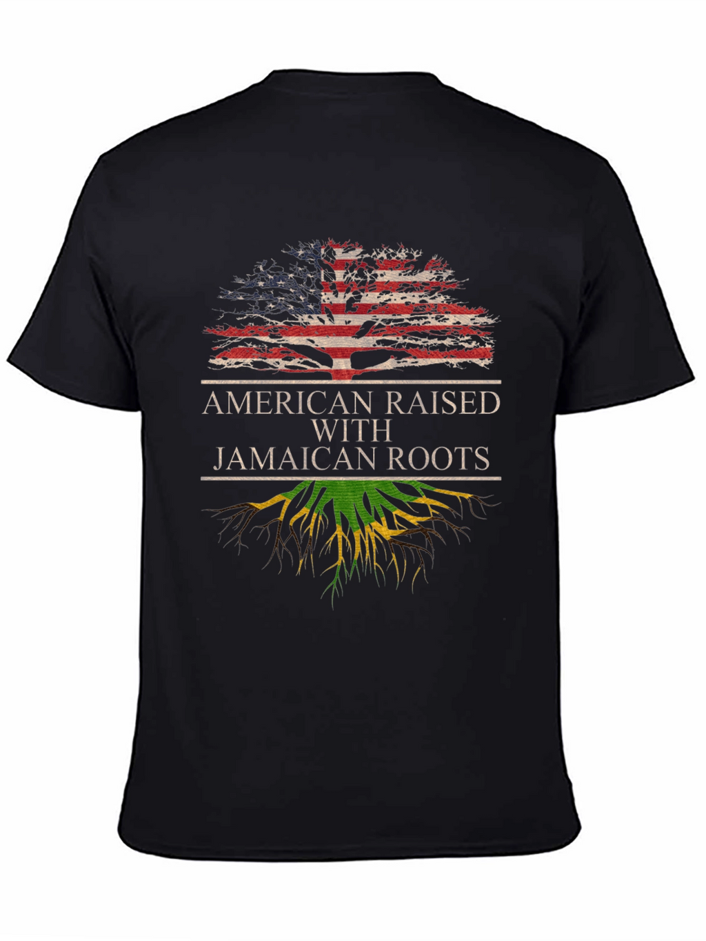 American Raised with Jamaican Roots Tee