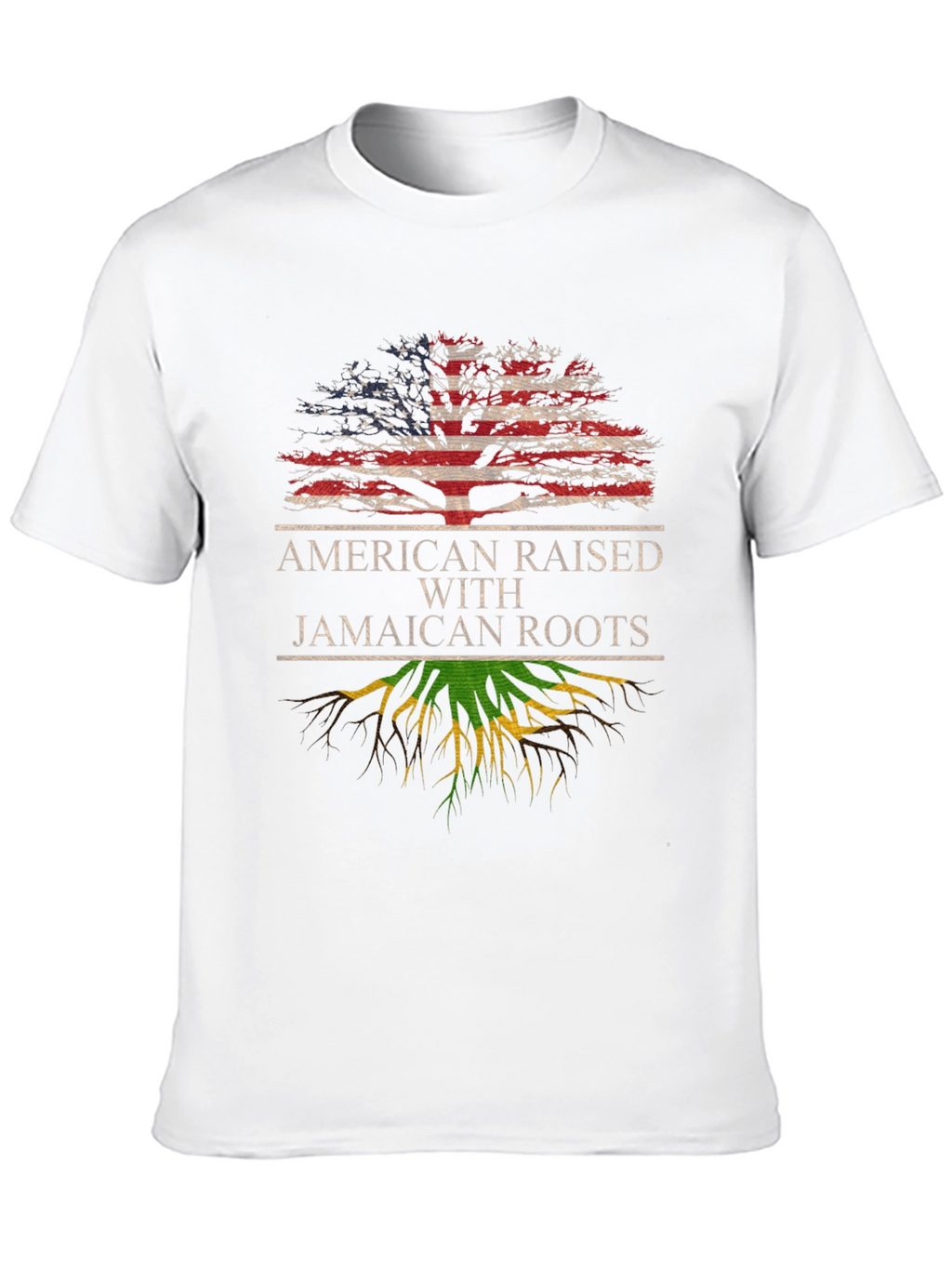 American Raised with Jamaican Roots Tee