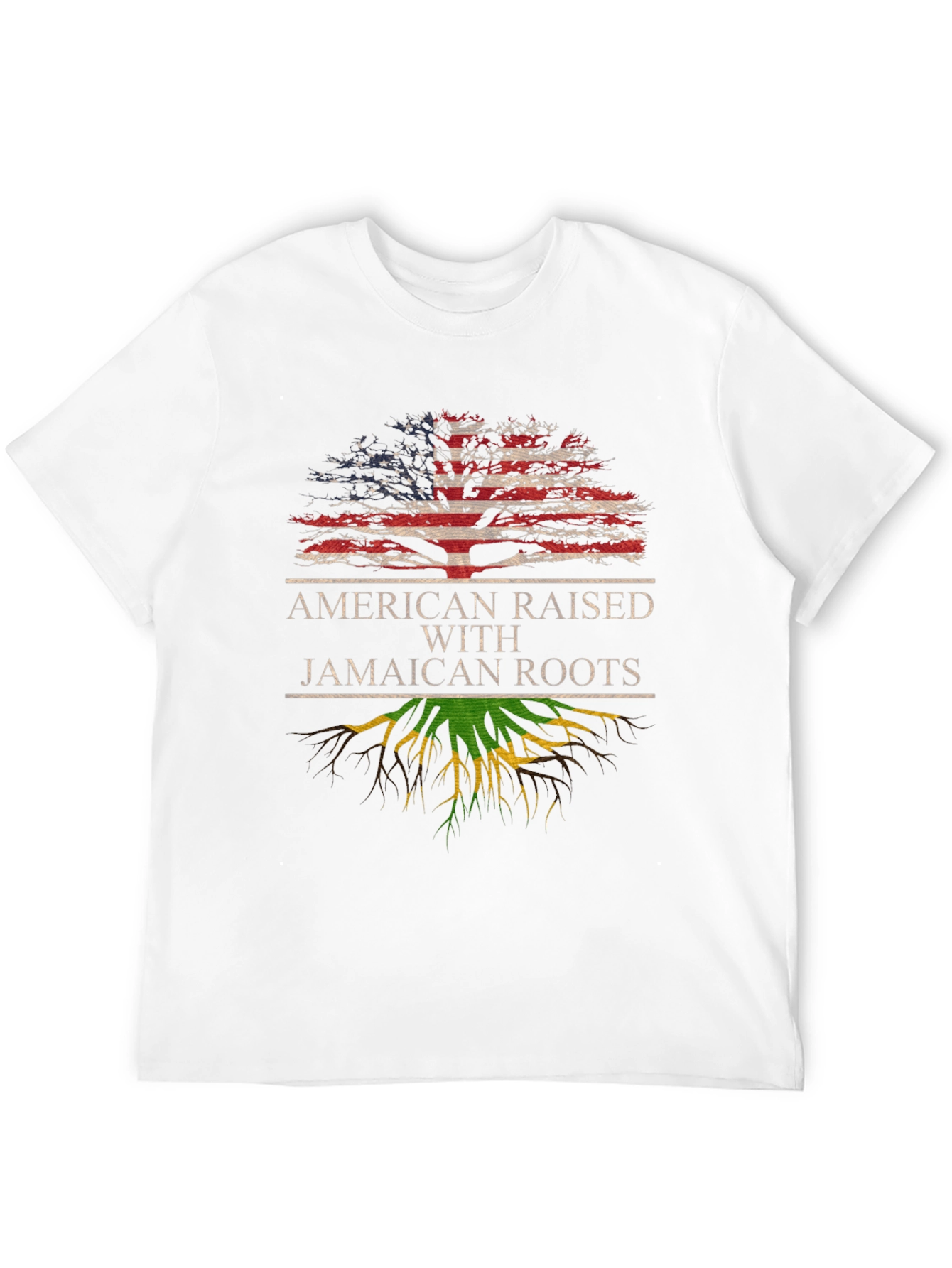 American Raised with Jamaican Roots Tee