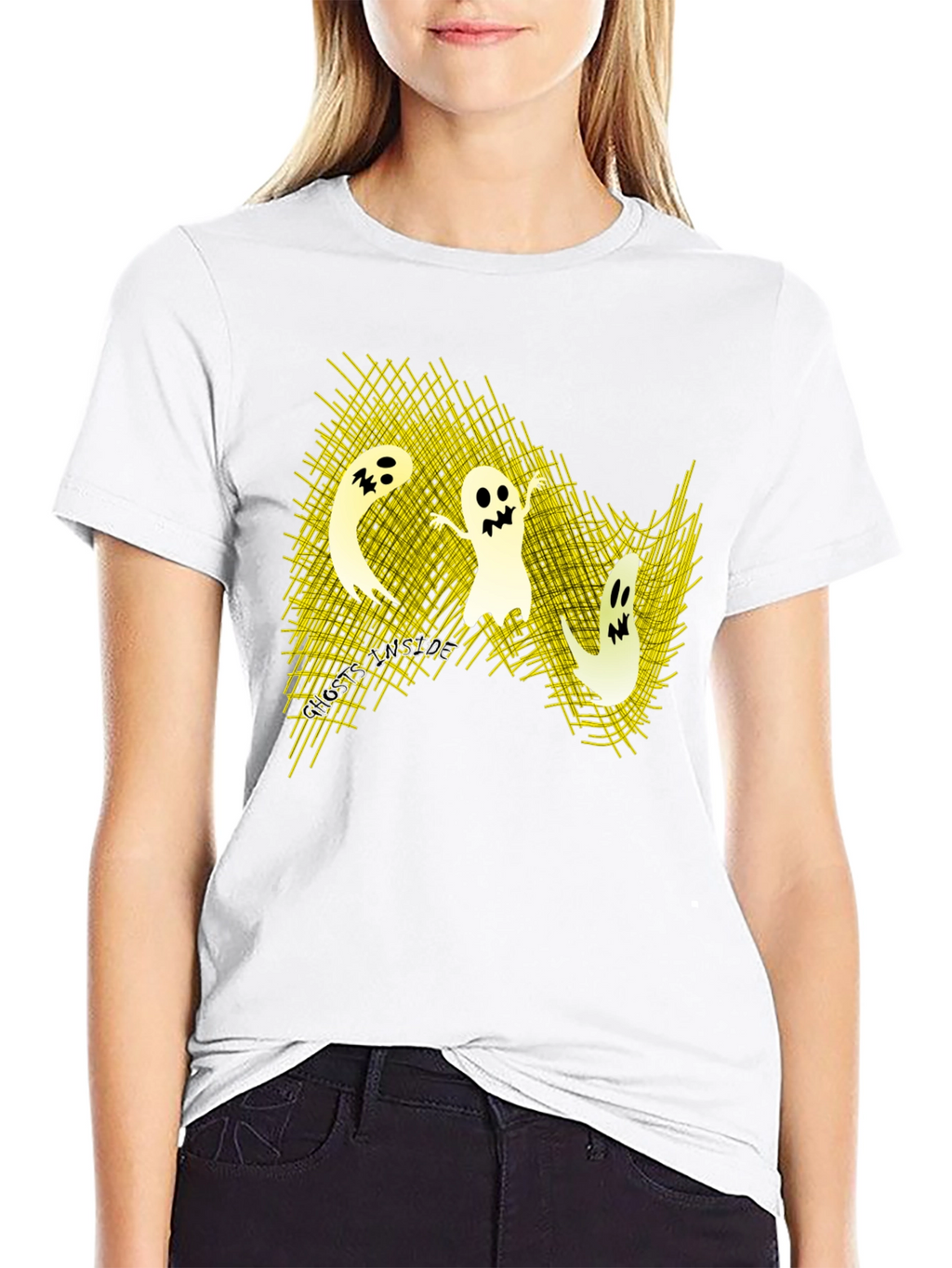 Spooky Ghosts T-Shirt - Halloween Fun
