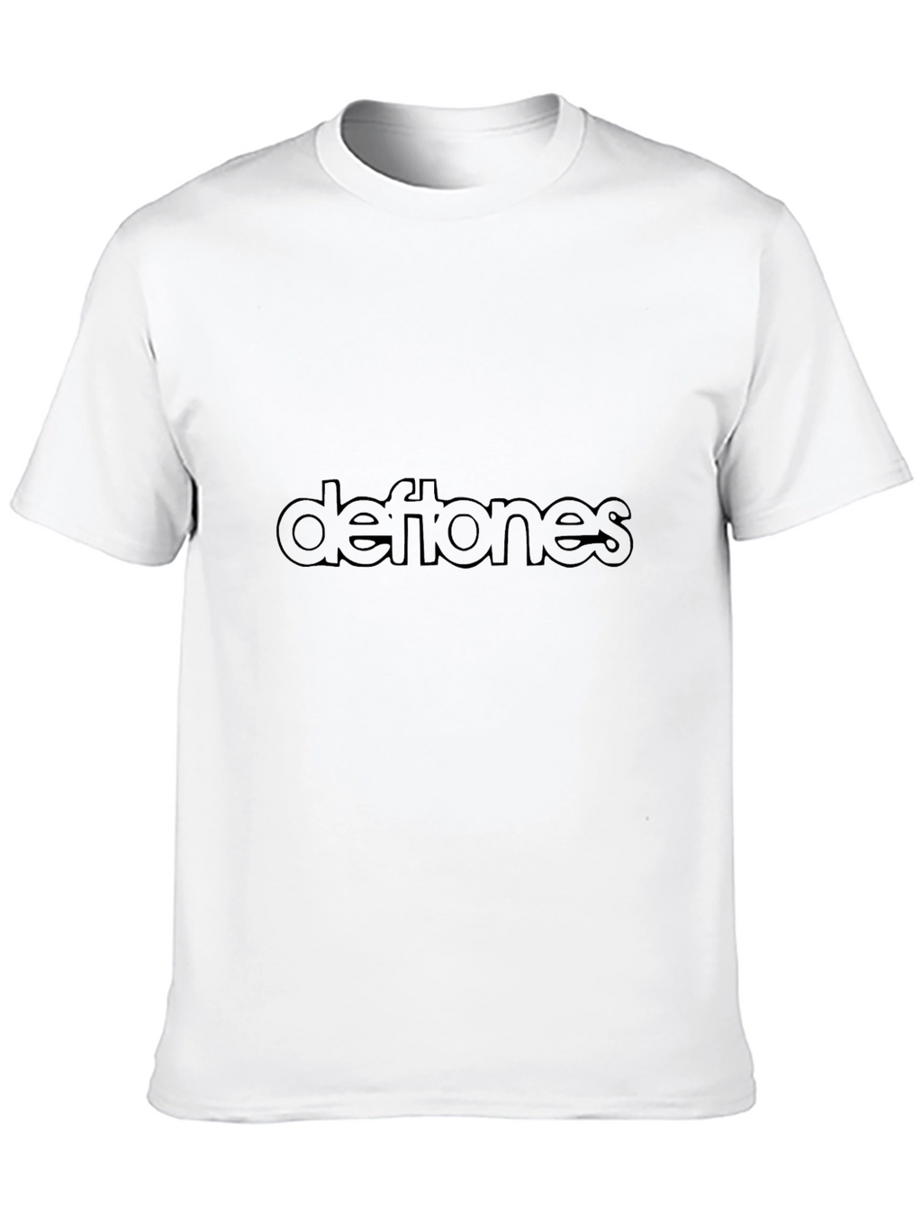 Deftones Band Logo Black T-Shirt