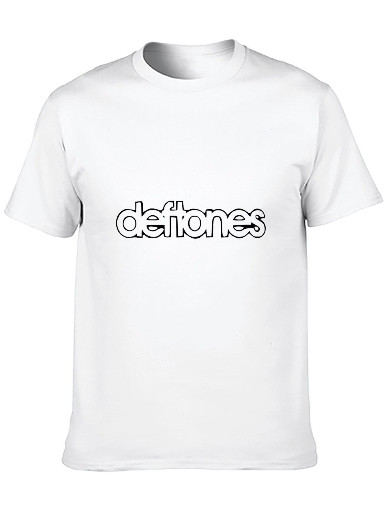 Deftones Band Logo Black T-Shirt