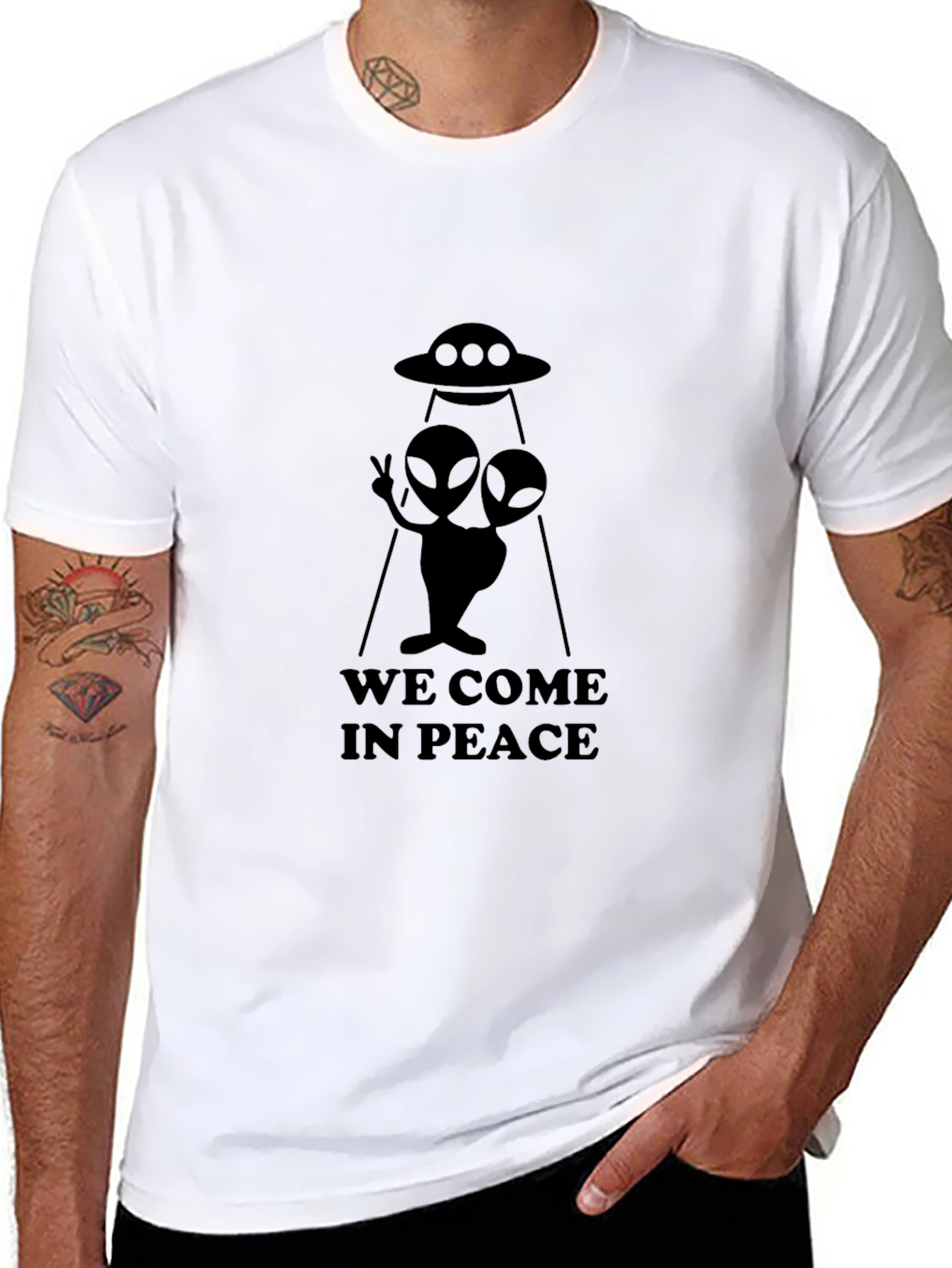 We Come In Peace Alien T-Shirt