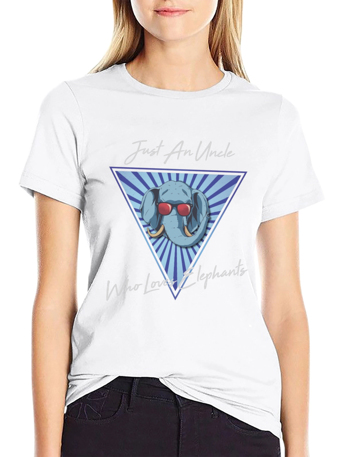 Just An Uncle Who Loves Elephants T-Shirt