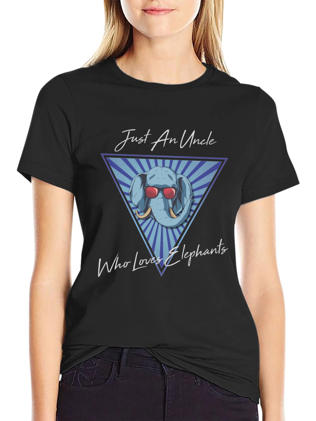 Just An Uncle Who Loves Elephants T-Shirt