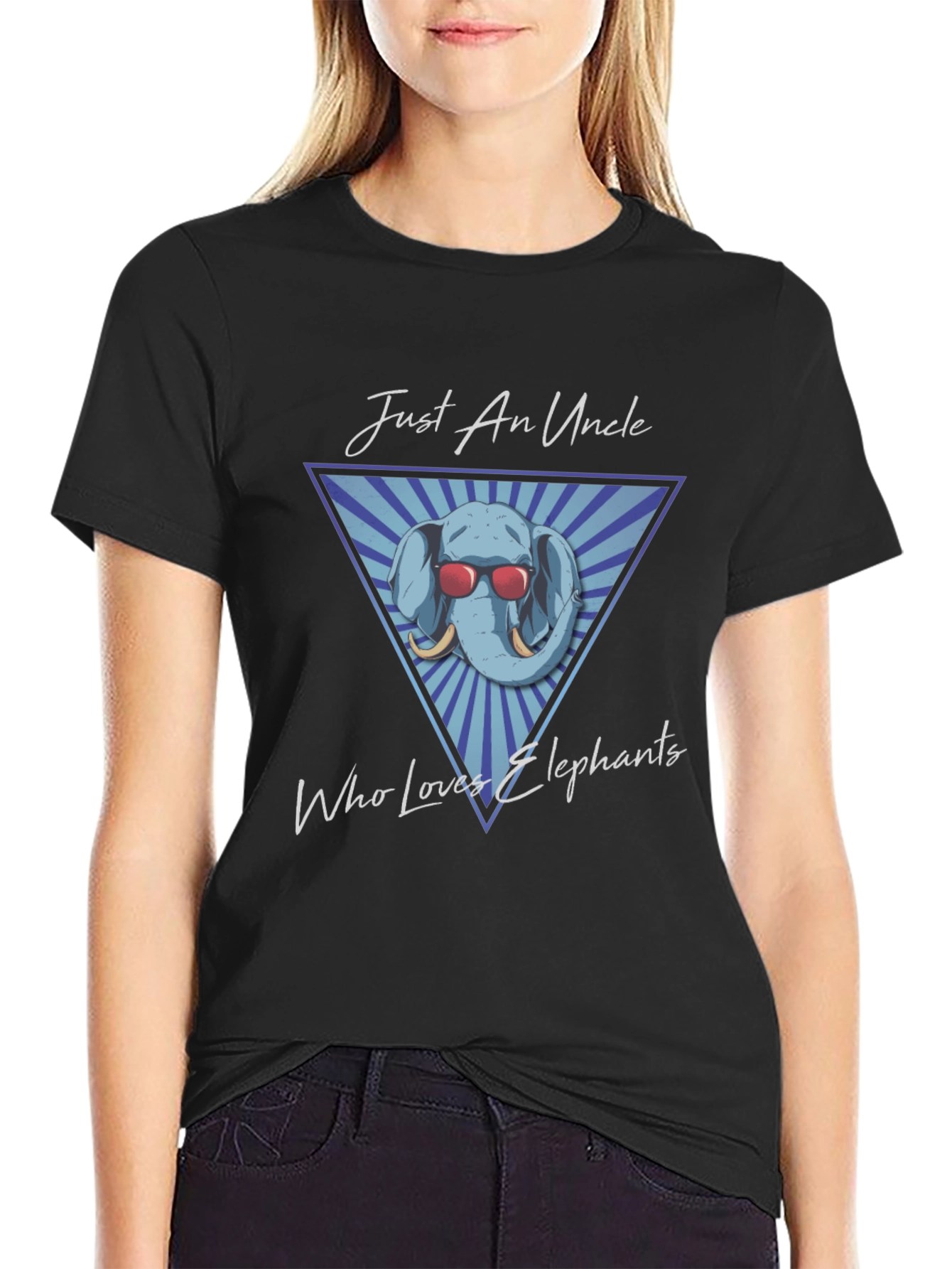 Just An Uncle Who Loves Elephants T-Shirt