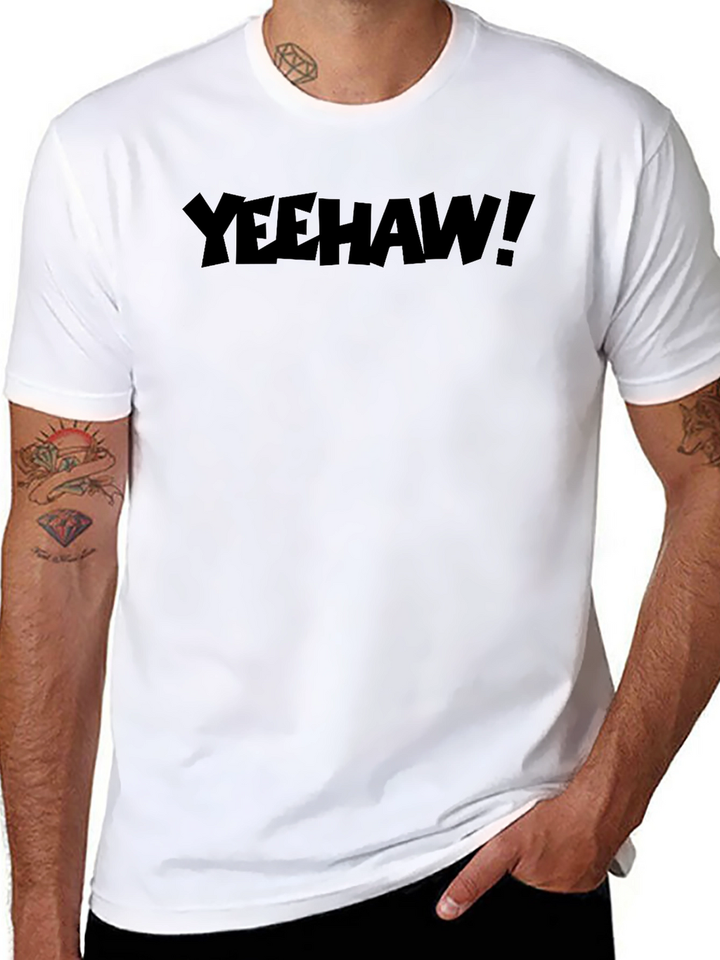 Yeehaw! Graphic Print T-Shirt