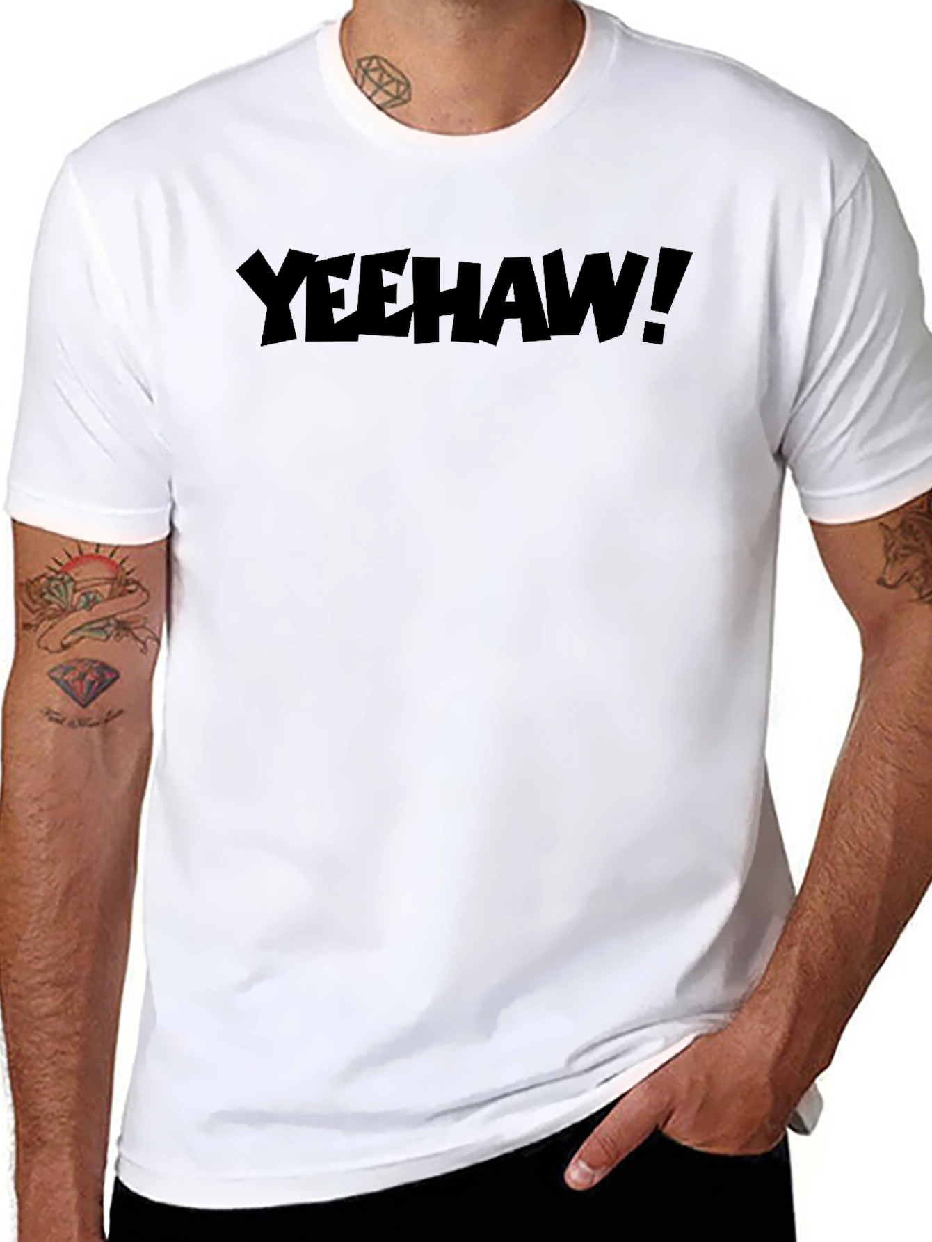 Yeehaw! Graphic Print T-Shirt