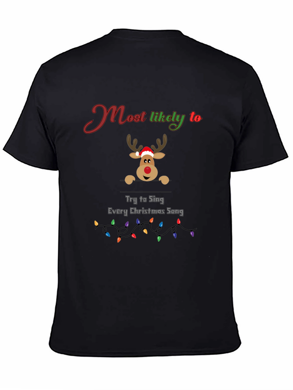 Funny Christmas Reindeer T-Shirt