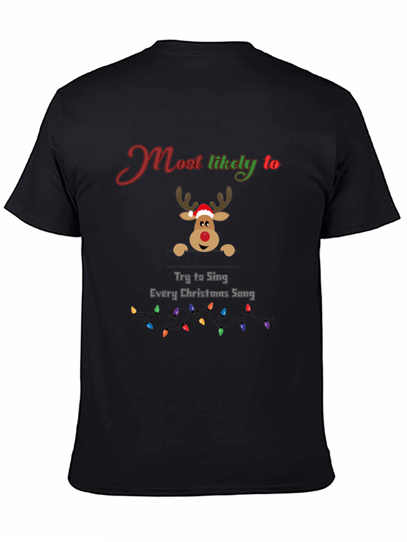 Funny Christmas Reindeer T-Shirt
