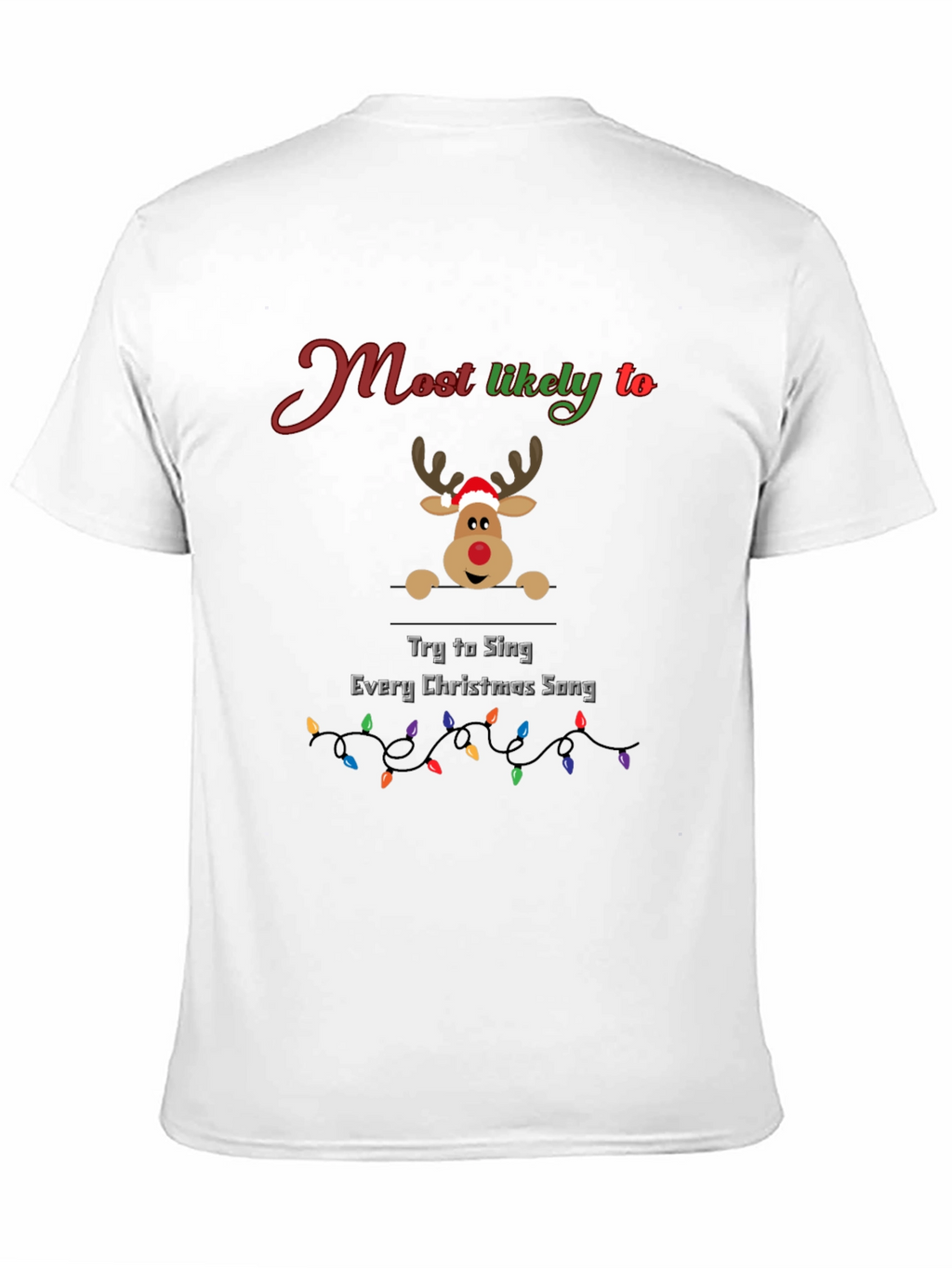 Funny Christmas Reindeer T-Shirt