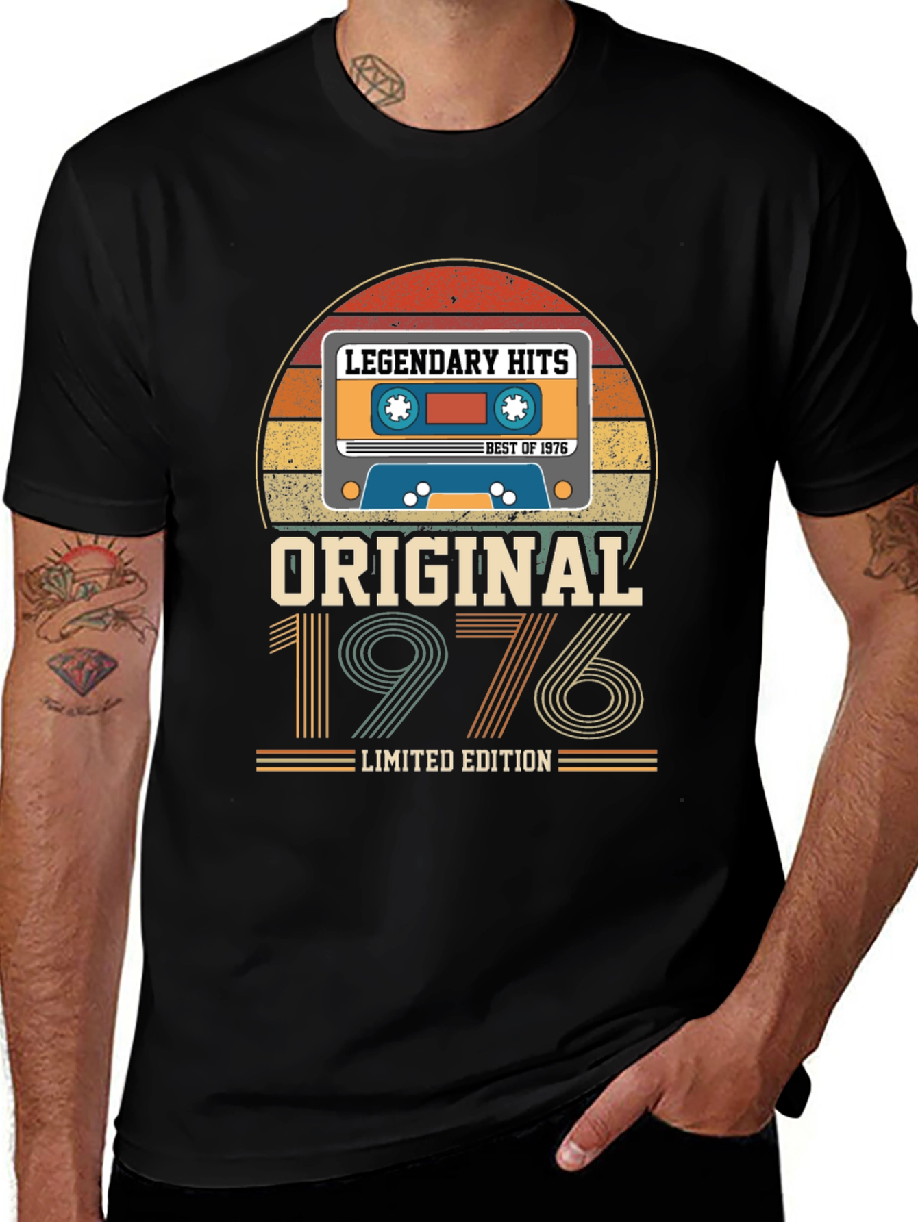 Original 1976 Legendary Hits Graphic T-Shirt