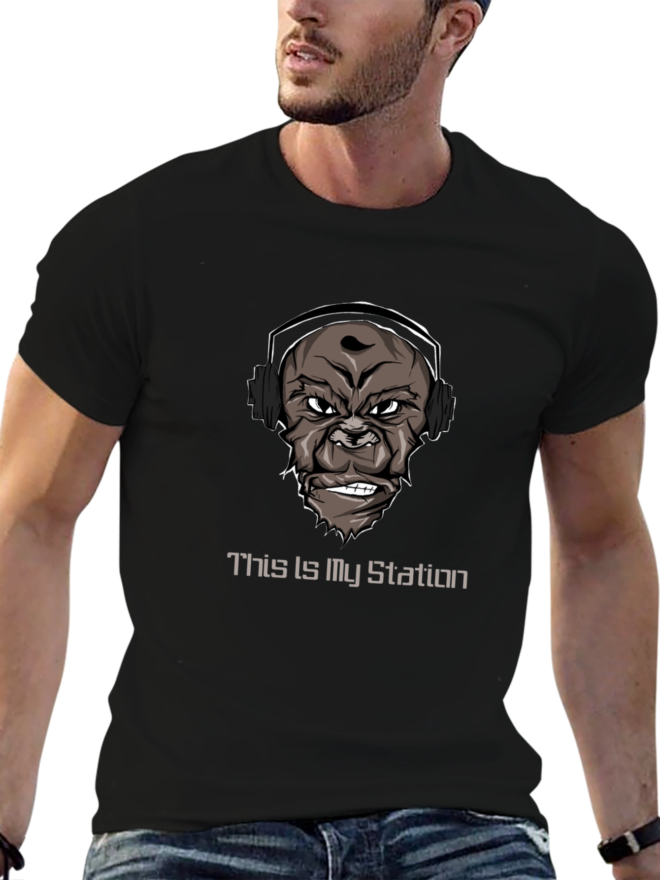 This Is My Station Gorilla Tee