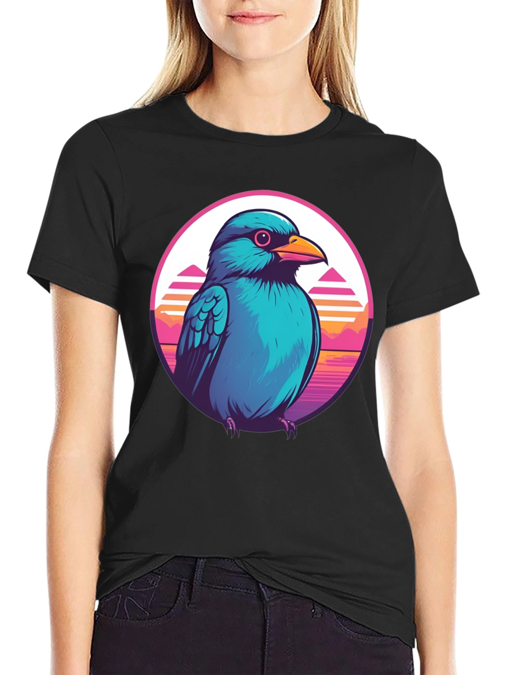 Retro Bird Graphic Tee - Unique Style