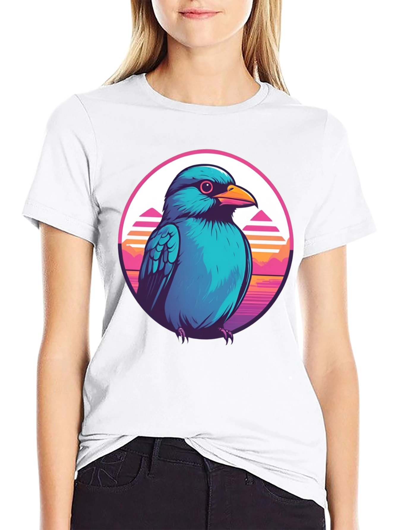 Retro Bird Graphic Tee - Unique Style