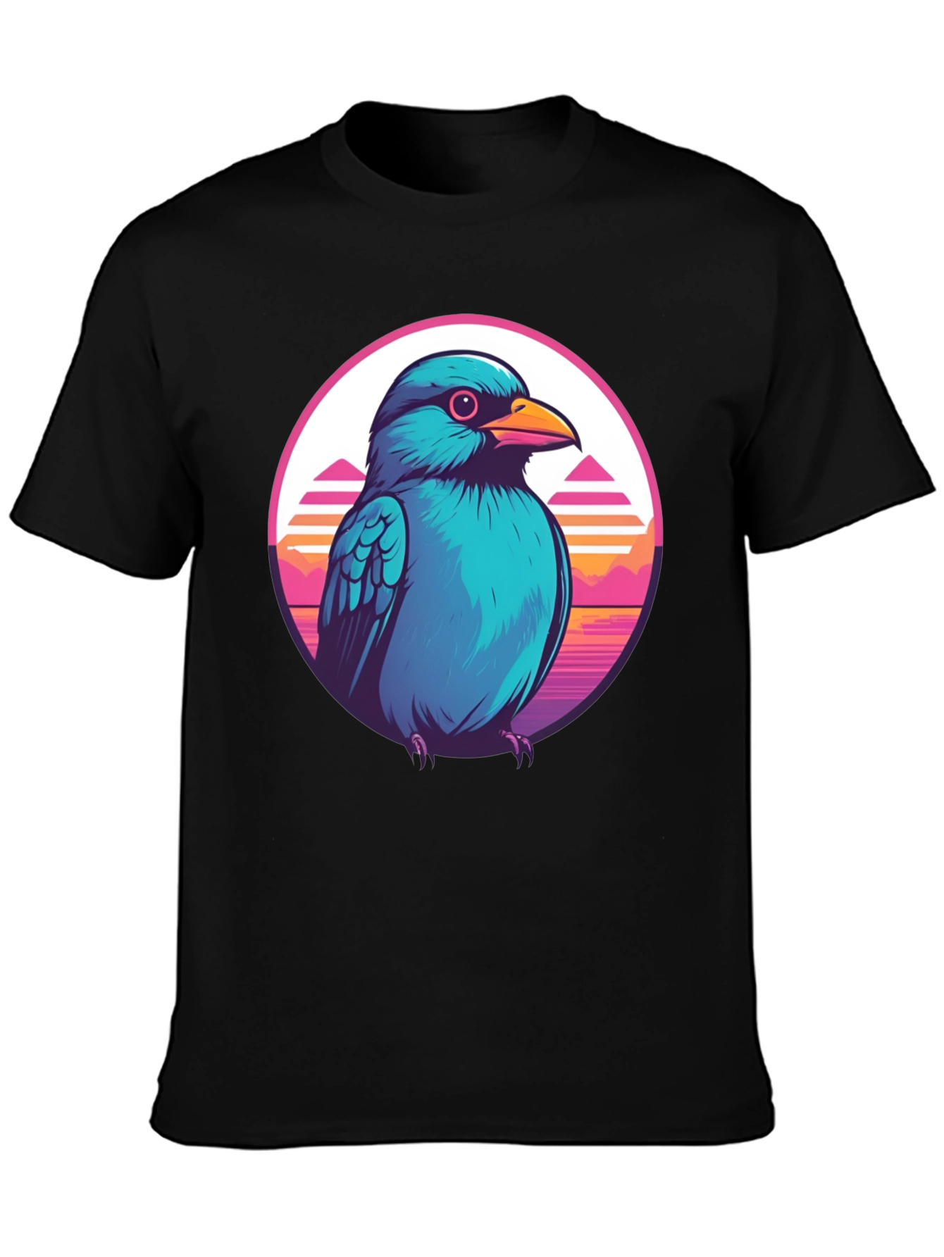 Retro Bird Graphic Tee - Unique Style