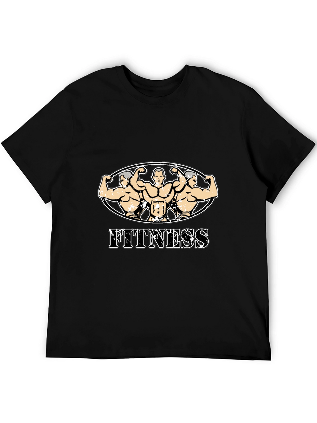 Fitness Graphic T-Shirt Bodybuilding Design