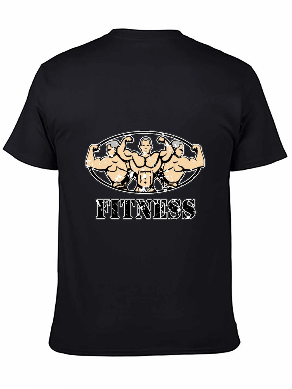 Fitness Graphic T-Shirt Bodybuilding Design