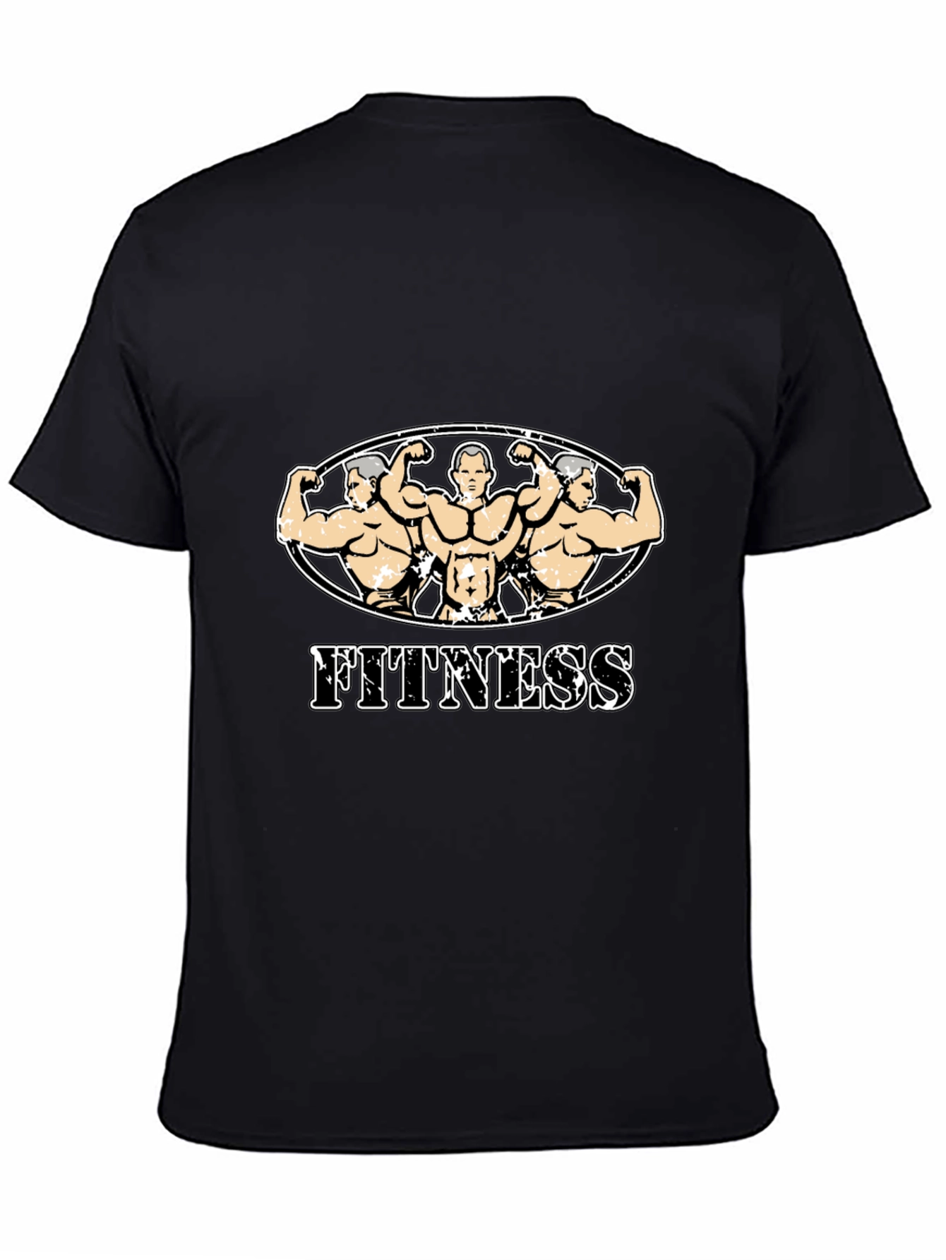 Fitness Graphic T-Shirt Bodybuilding Design