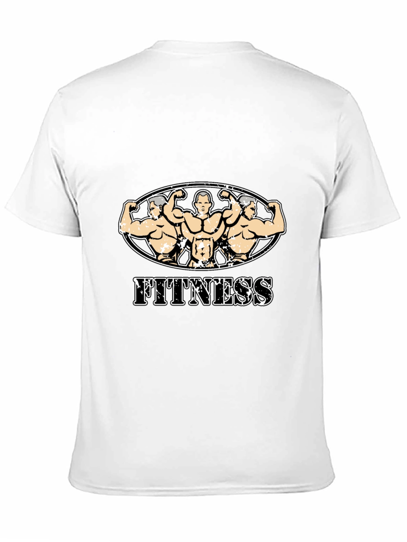 Fitness Graphic T-Shirt Bodybuilding Design